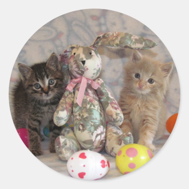 Patton und Buffington Cat / Kitten Stickers (Vorderseite)