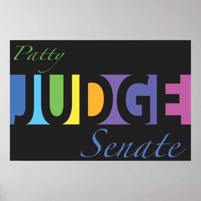 Patty Judge for Senate v3 Poster (Vorne)