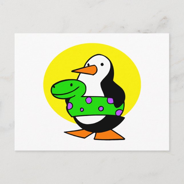 Patty Penguin Postkarte (Vorderseite)
