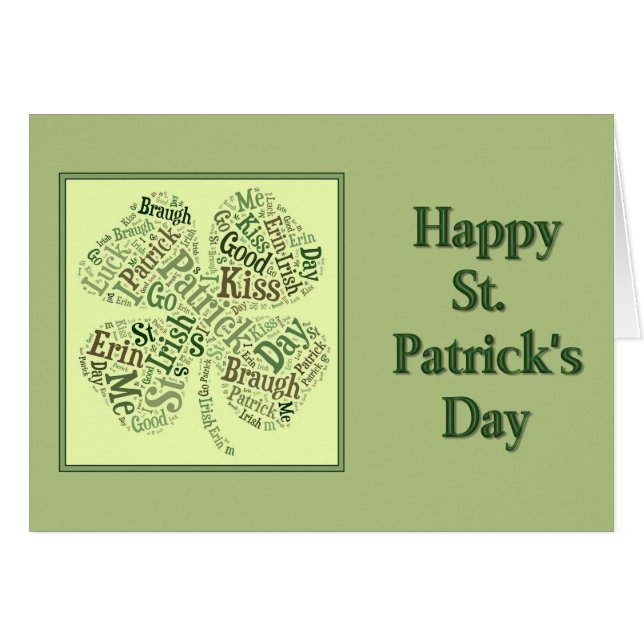 Patty's Clover Collage (Vorderseite (Horizontal))