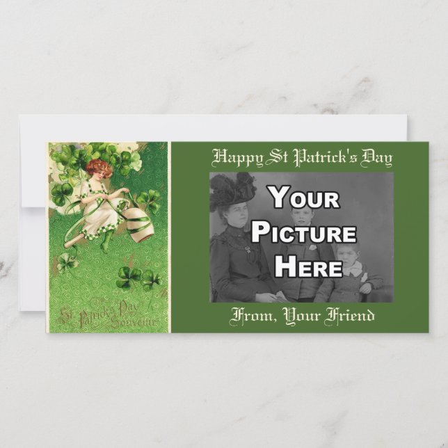 Patty's Day Girl Card (Vorderseite)
