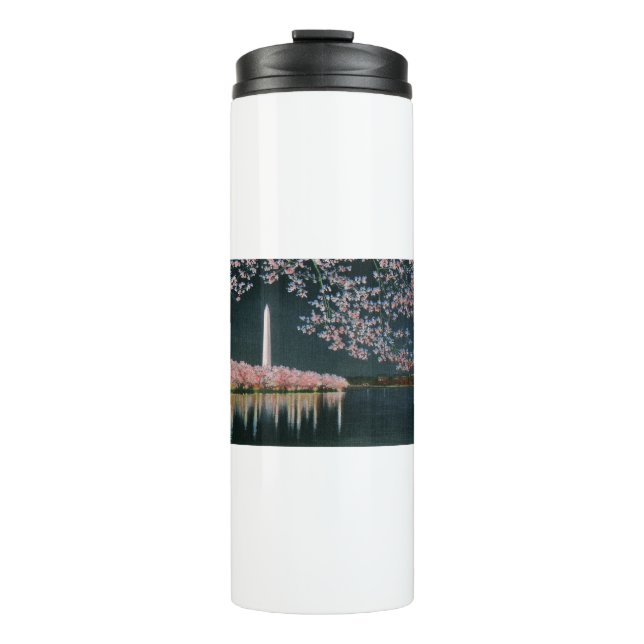 PAU42 Washington an Night.tif Thermosbecher (Vorderseite)