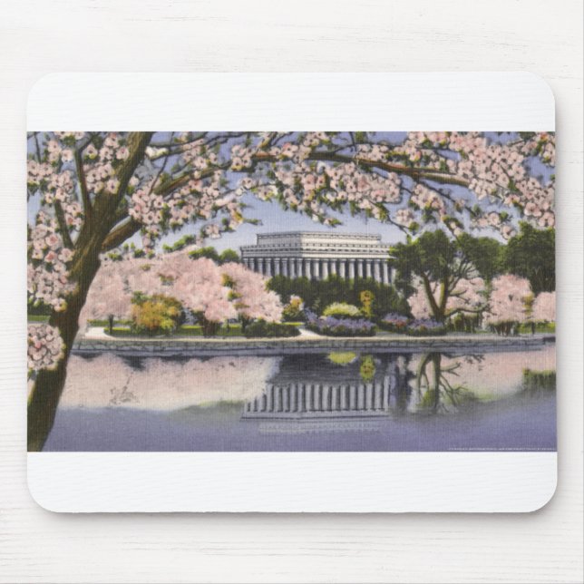 PAU44 Lincoln Memorial .tif Mousepad (Vorne)