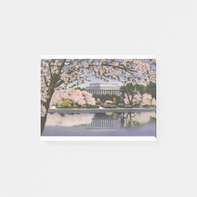 PAU44 Lincoln Memorial .tif Post-it Klebezettel (Vorderseite)