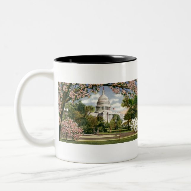 PAU46 US Capitol.tif Zweifarbige Tasse (Links)