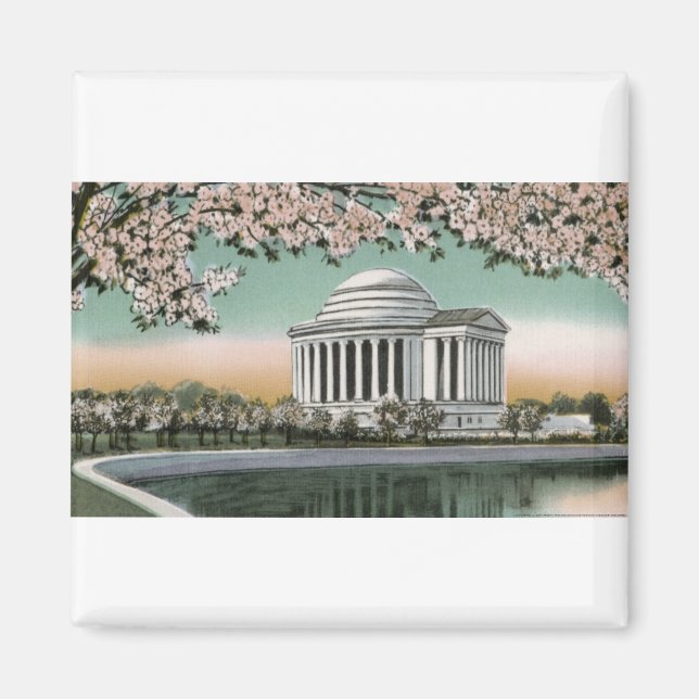 PAU48 Jefferson Memorial 2.tif Magnet (Vorne)