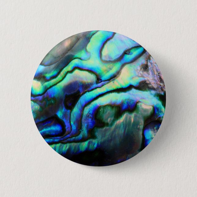 Paua Abalone-Detail Button (Vorderseite)