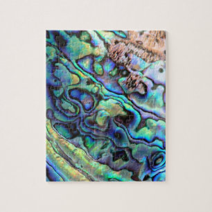 Paua-Abalone-Schalendetail Puzzle