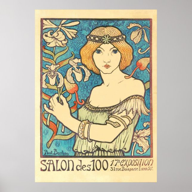 Paul Berthon Poster (Vorne)