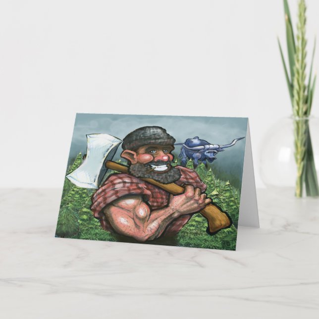 Paul Bunyan Karte (Vorderseite)