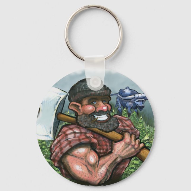 Paul Bunyan Schlüsselanhänger (Vorderseite)
