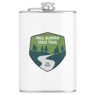 Paul Bunyan Staat Trail Flachmann