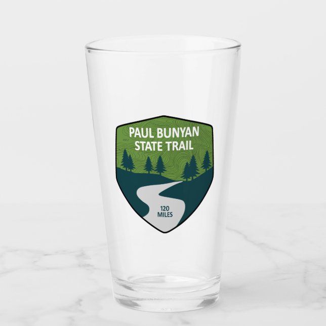 Paul Bunyan Staat Trail Glas (Vorderseite)