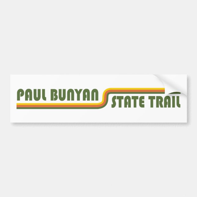 Paul Bunyan Staat Trail Minnesota Autoaufkleber (Vorne)