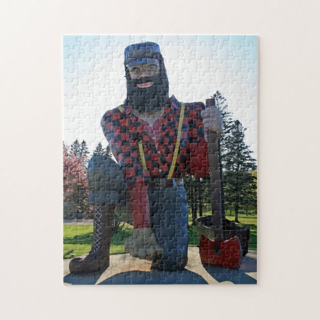 Paul Bunyan und seine Axt Puzzle (Vertikal)