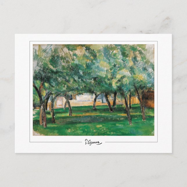 Paul Cézanne #7 - Fine Art Postkarte (Vorderseite)
