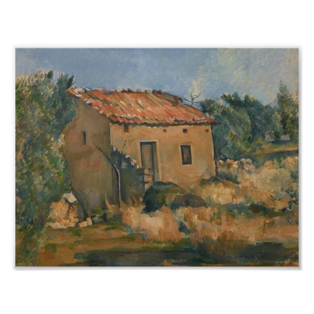 Paul Cezanne - Abandoned House Fotodruck (Vorne)