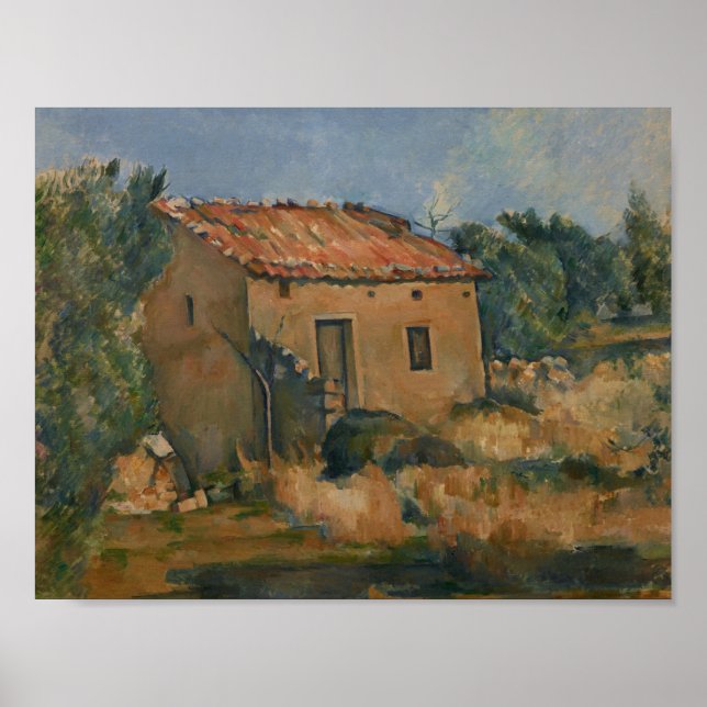 Paul Cezanne - Abandoned House Poster (Vorne)