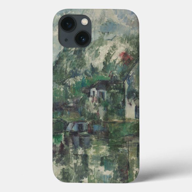 Paul Cezanne | Am Wasserrand, c. 1890 (Öl Case-Mate iPhone Hülle (Rückseite)