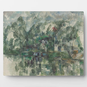 Paul Cezanne   Am Wasserrand, c. 1890 (Öl Fotoplatte