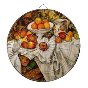 Paul Cezanne Äpfel Orangen Druck Impressionismus Dartscheibe