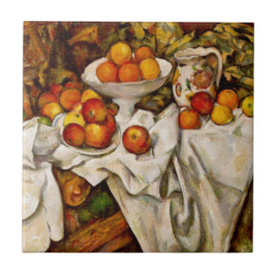 Paul Cezanne Äpfel Orangen Druck Impressionismus Fliese
