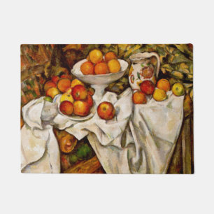 Paul Cezanne Äpfel Orangen Druck Impressionismus Fußmatte