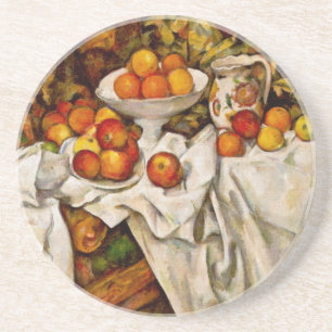 Paul Cezanne Äpfel Orangen Druck Impressionismus Getränkeuntersetzer
