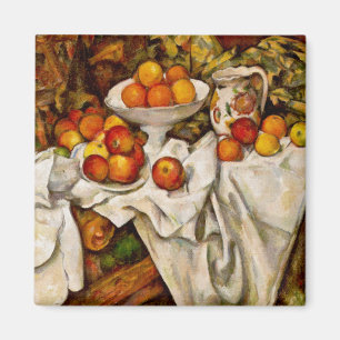 Paul Cezanne Äpfel Orangen Druck Impressionismus Magnet