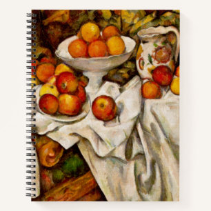 Paul Cezanne Äpfel Orangen Druck Impressionismus Notizbuch