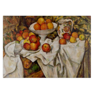 Paul Cezanne Äpfel Orangen Druck Impressionismus Schneidebrett