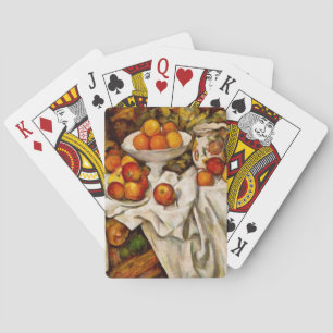 Paul Cezanne Äpfel Orangen Druck Impressionismus Spielkarten