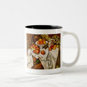 Paul Cezanne Äpfel Orangen Druck Impressionismus Zweifarbige Tasse