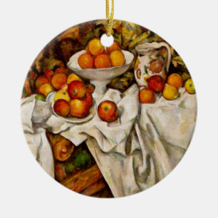 Paul Cézanne - Äpfel und Orangen Keramikornament