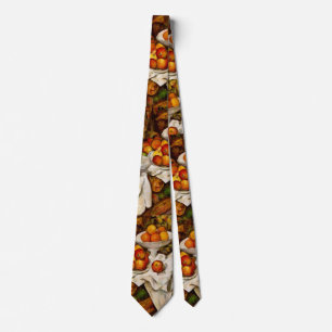 Paul Cézanne - Äpfel und Orangen Neck Tie Krawatte