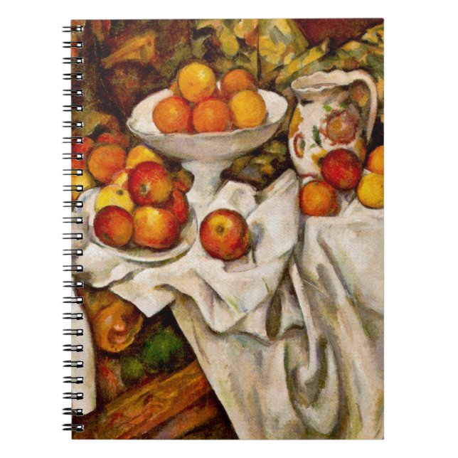 Paul Cézanne - Äpfel und Orangen Notizblock (Vorderseite)