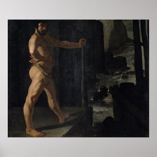 Paul Cezanne | Apotheose von Delacroix Poster (Vorne)
