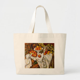 Paul Cezanne Apples Orange Impressionismus Jumbo Stoffbeutel
