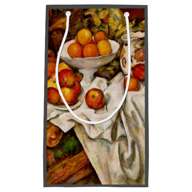 Paul Cezanne Apples Orange Impressionismus Kleine Geschenktüte (Vorderseite)