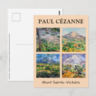 Paul Cezanne - Auswahl Mont Sainte-Victoire Postkarte