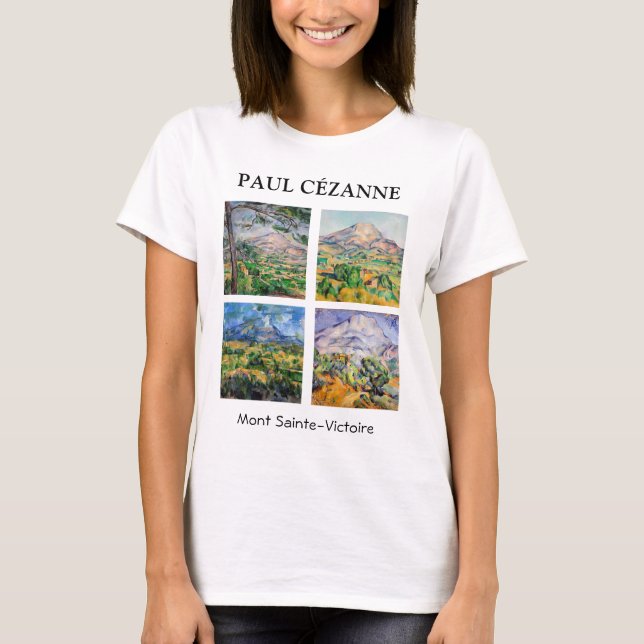 Paul Cezanne - Auswahl Mont Sainte-Victoire T-Shirt (Vorderseite)