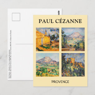 Paul Cezanne - Auswahl von landschaftlichen Meiste Postkarte