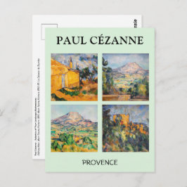 Paul Cezanne - Auswahl von landschaftlichen Meiste Postkarte