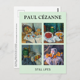 Paul Cezanne - Auswahl von Stillleben-Meisterwerke Postkarte