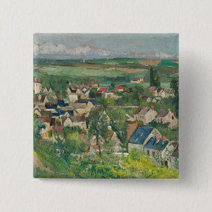 Paul Cezanne - Auvers, Panoramasicht Button