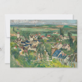 Paul Cezanne - Auvers, Panoramasicht Einladung