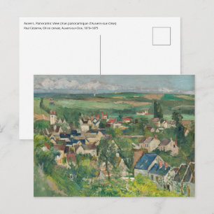 Paul Cezanne - Auvers, Panoramasicht Postkarte