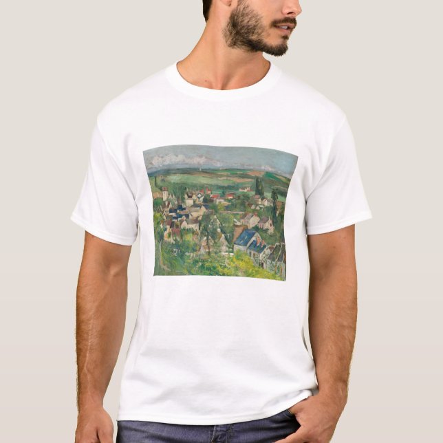 Paul Cezanne - Auvers, Panoramasicht T-Shirt (Vorderseite)