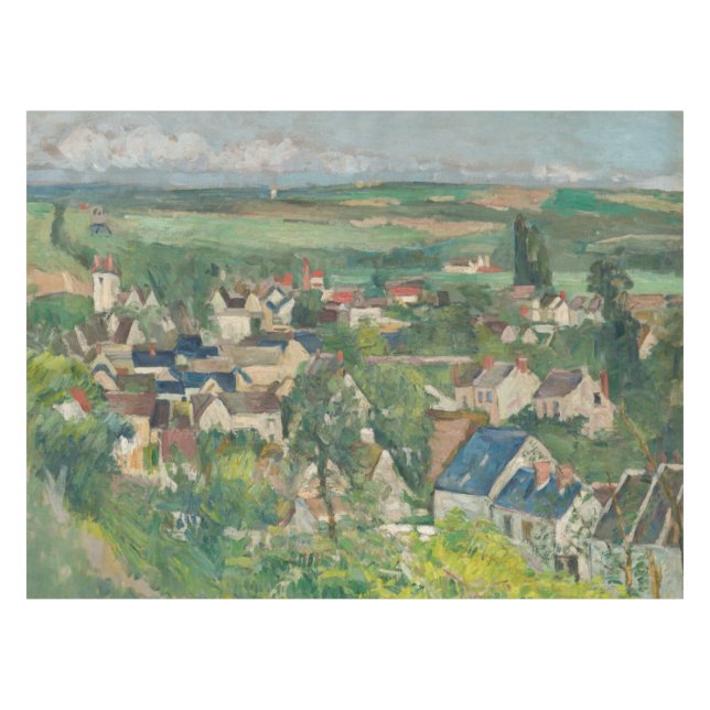 Paul Cezanne - Auvers, Panoramasicht Tischdecke (Vorderseite (Horizontal))