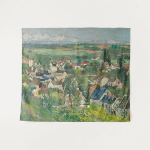 Paul Cezanne - Auvers, Panoramasicht Wandteppich